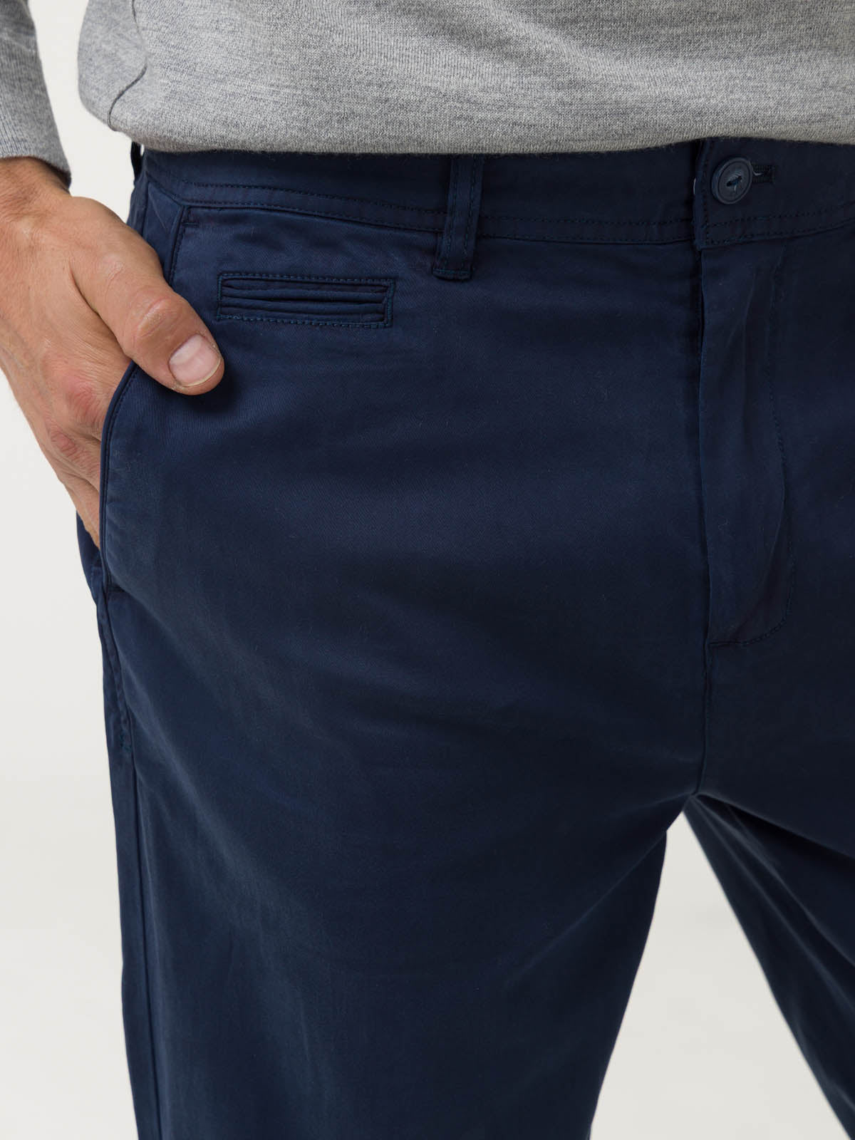 Pantalón Chino H Napoli True Navy Hombre 6