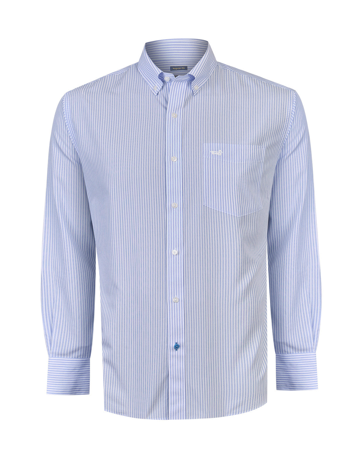 Camisa M/L H 'Wrinkle Free' Stripe Sky Hombre 2