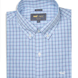Camisa M/L H 'Wrinkle Free' Square Multi Blue Hombre 1