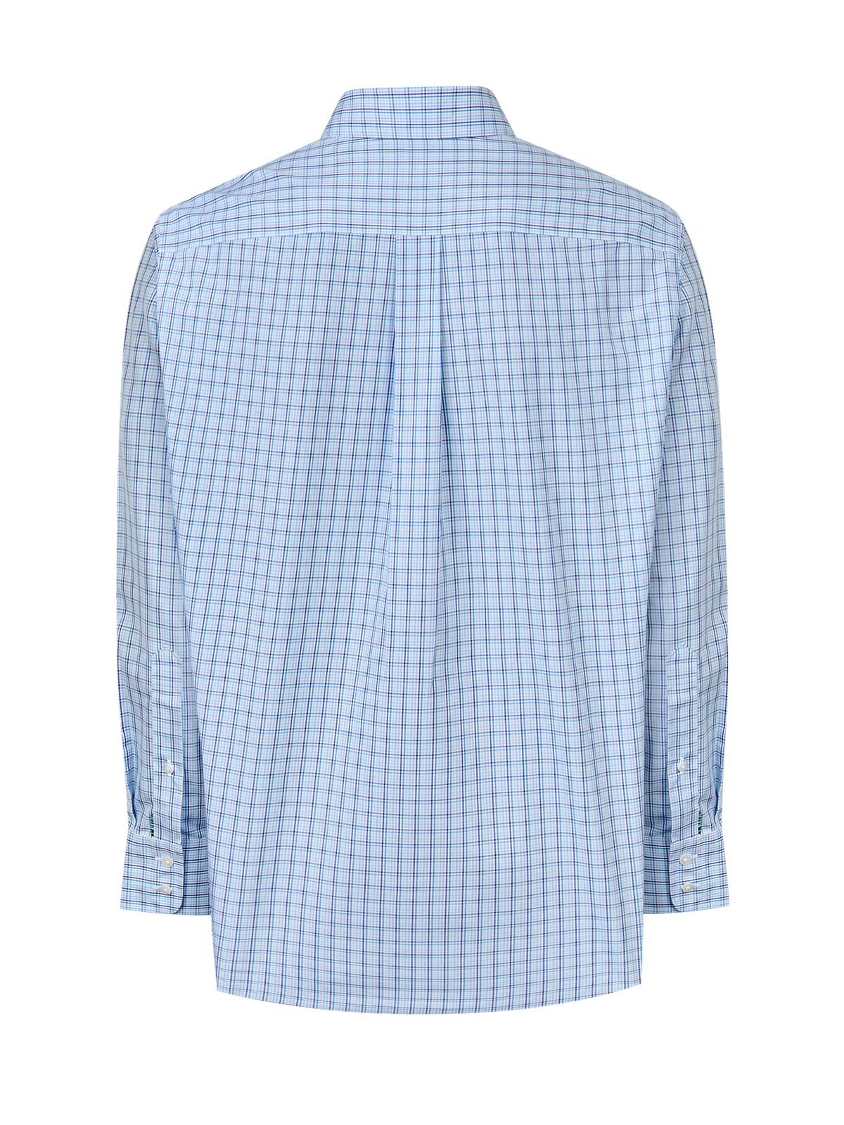 Camisa M/L H 'Wrinkle Free' Square Multi Blue Hombre 3