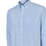 Camisa M/L H 'Wrinkle Free' Square Multi Blue Hombre 4