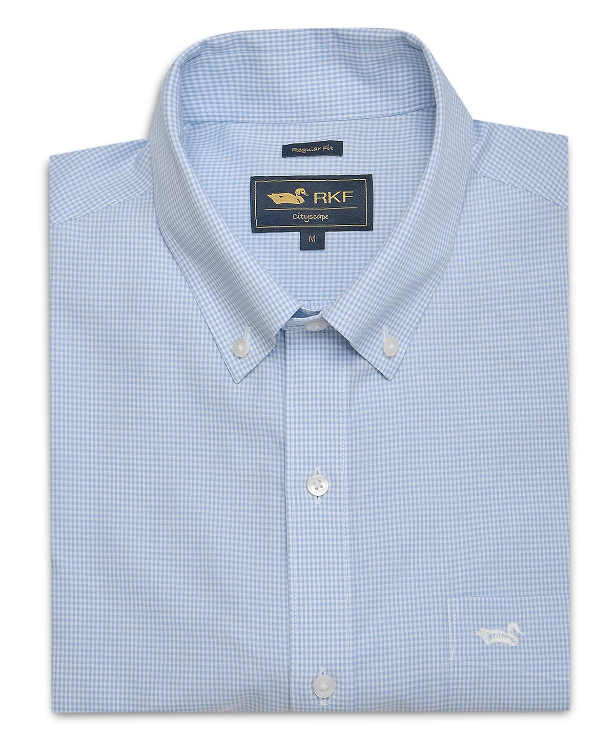 Camisa M/L H 'Wrinkle Free' Square Ocean Hombre 1