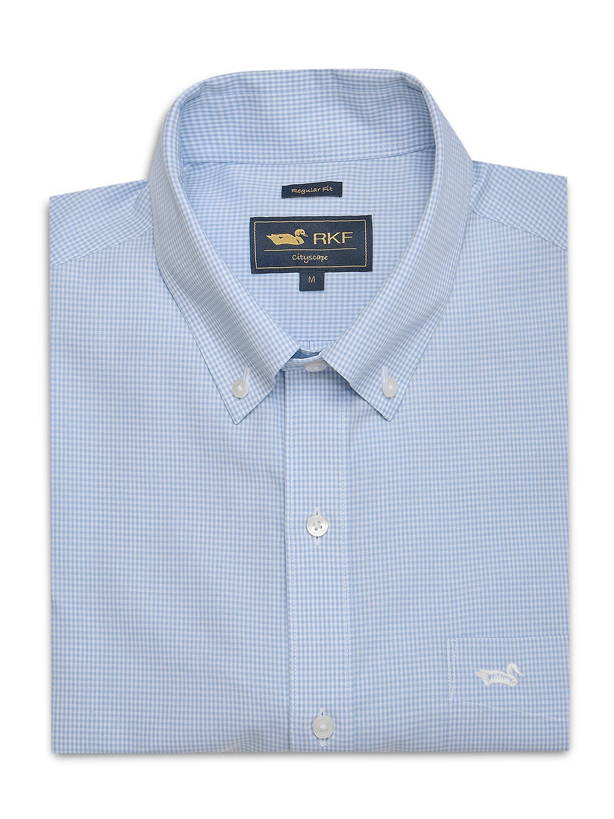 Camisa M/L H 'Wrinkle Free' Square Ocean Hombre 1