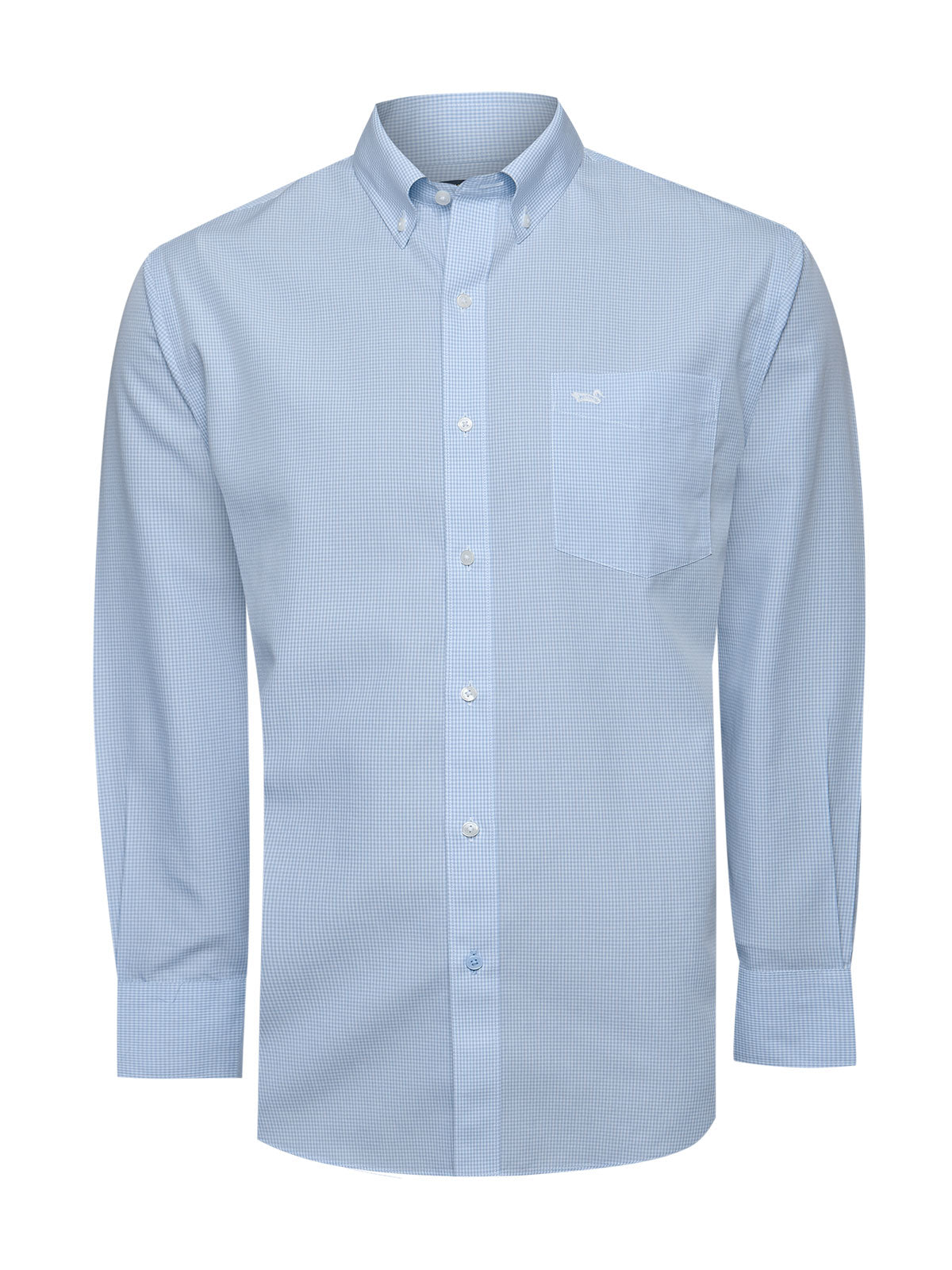 Camisa M/L H 'Wrinkle Free' Square Ocean Hombre 2