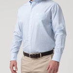 Camisa M/L H 'Wrinkle Free' Square Ocean Hombre 4