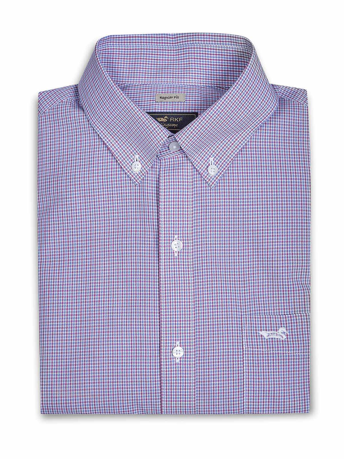 Camisa M/L H 'Wrinkle Free' Square Red Hombre 1
