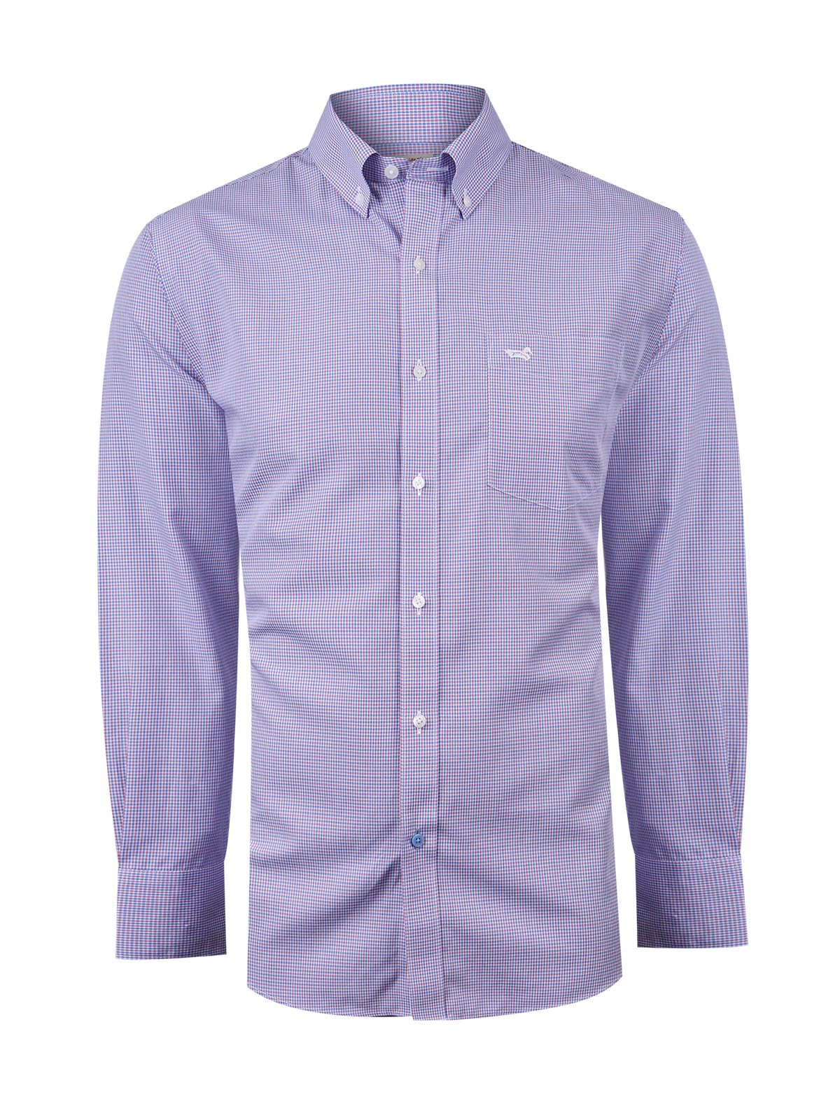 Camisa M/L H 'Wrinkle Free' Square Red Hombre 2