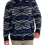 Cardigan H Edimburgo Mix Azul Hombre 4