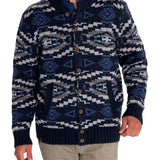 Cardigan H Edimburgo Mix Azul Hombre 4