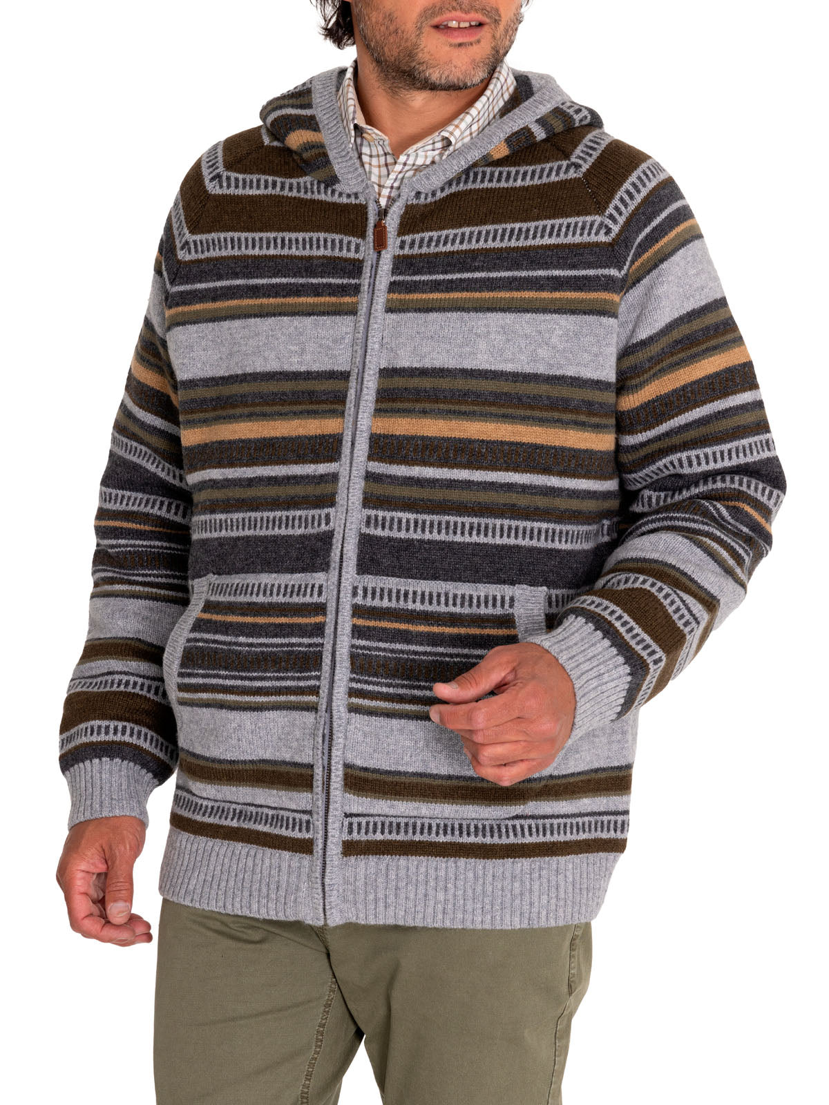 Saco con Capucha H Olten Mix Dove Hombre 4