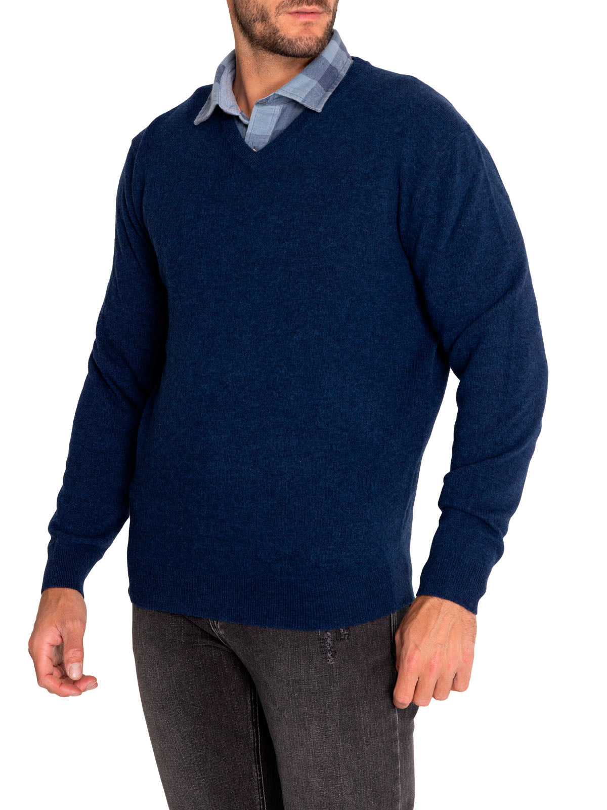 Saco H C/V Italy V Melange Denim Hombre 4