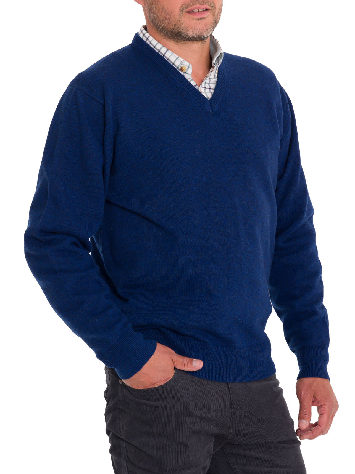 Saco H C/V Swin V Classic Blue Hombre 4