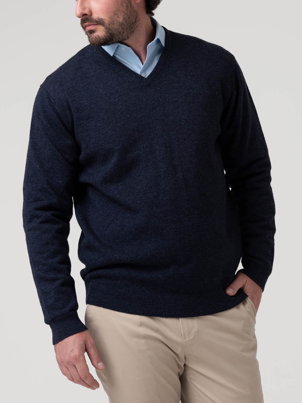 Saco C/V H Swin V Ombre Azul Hombre 4