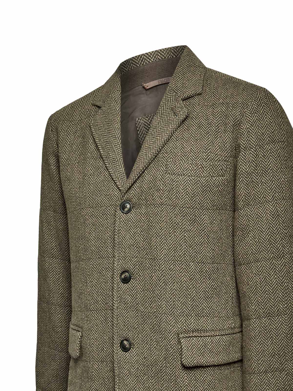 Blazer Acolchado H Lewis Spike Café Hombre 3