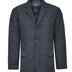 Blazer Acolchado H Lewis Spike Azul Hombre 1