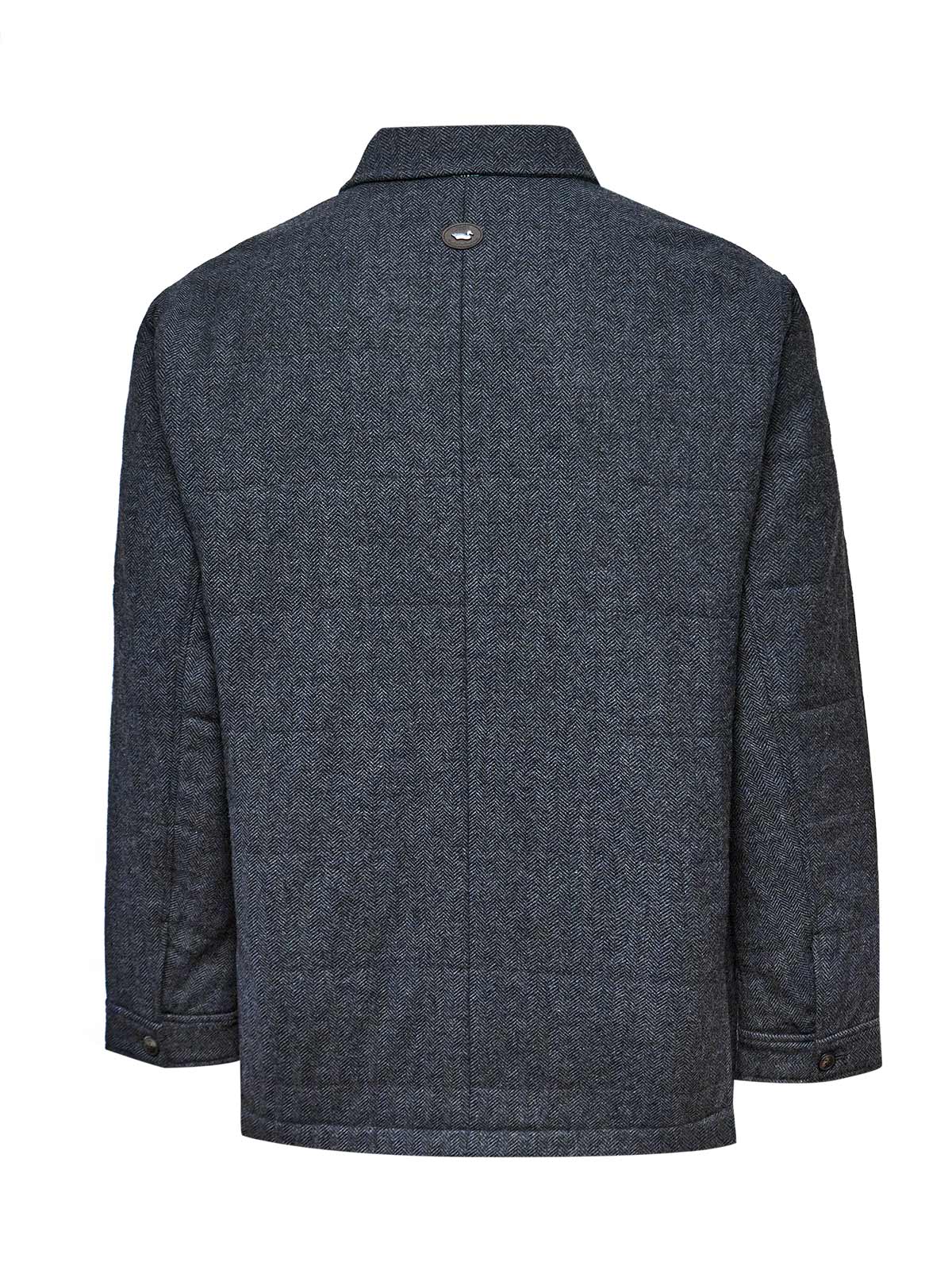 Blazer Acolchado H Lewis Spike Azul Hombre 2