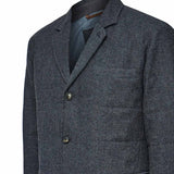Blazer Acolchado H Lewis Spike Azul Hombre 3