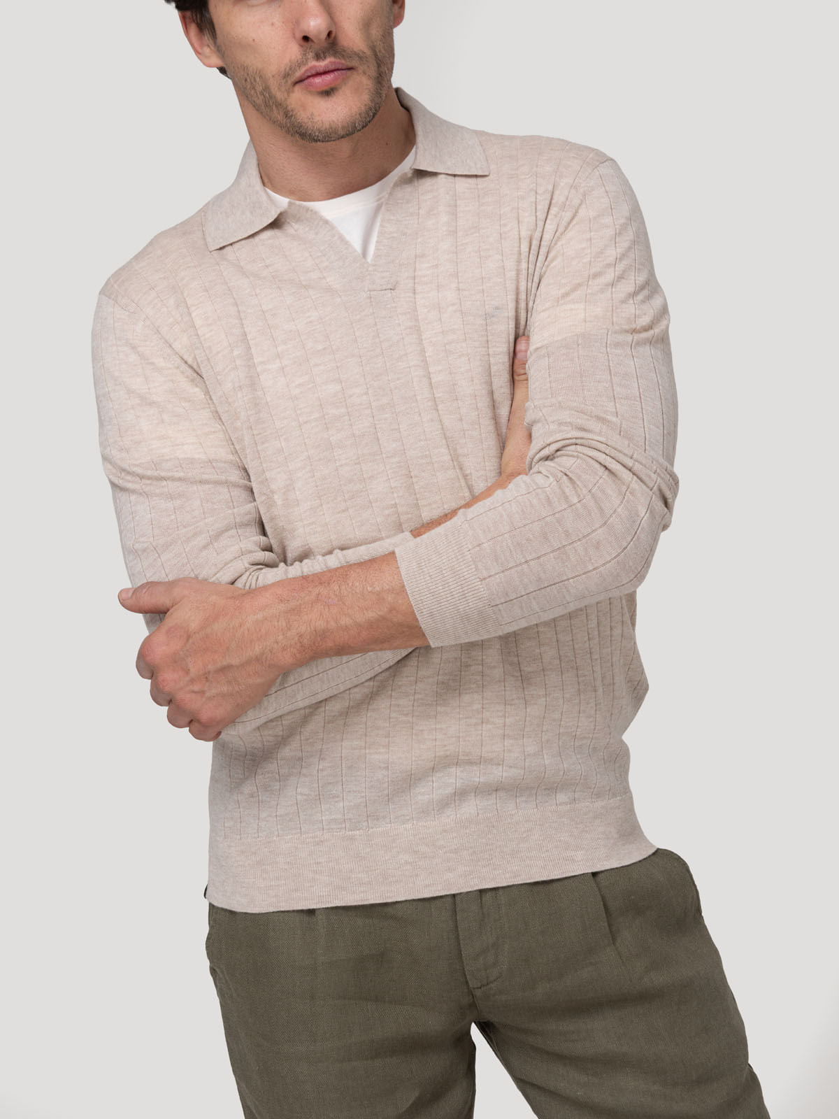 Saco H Rocco Beige Hombre 4
