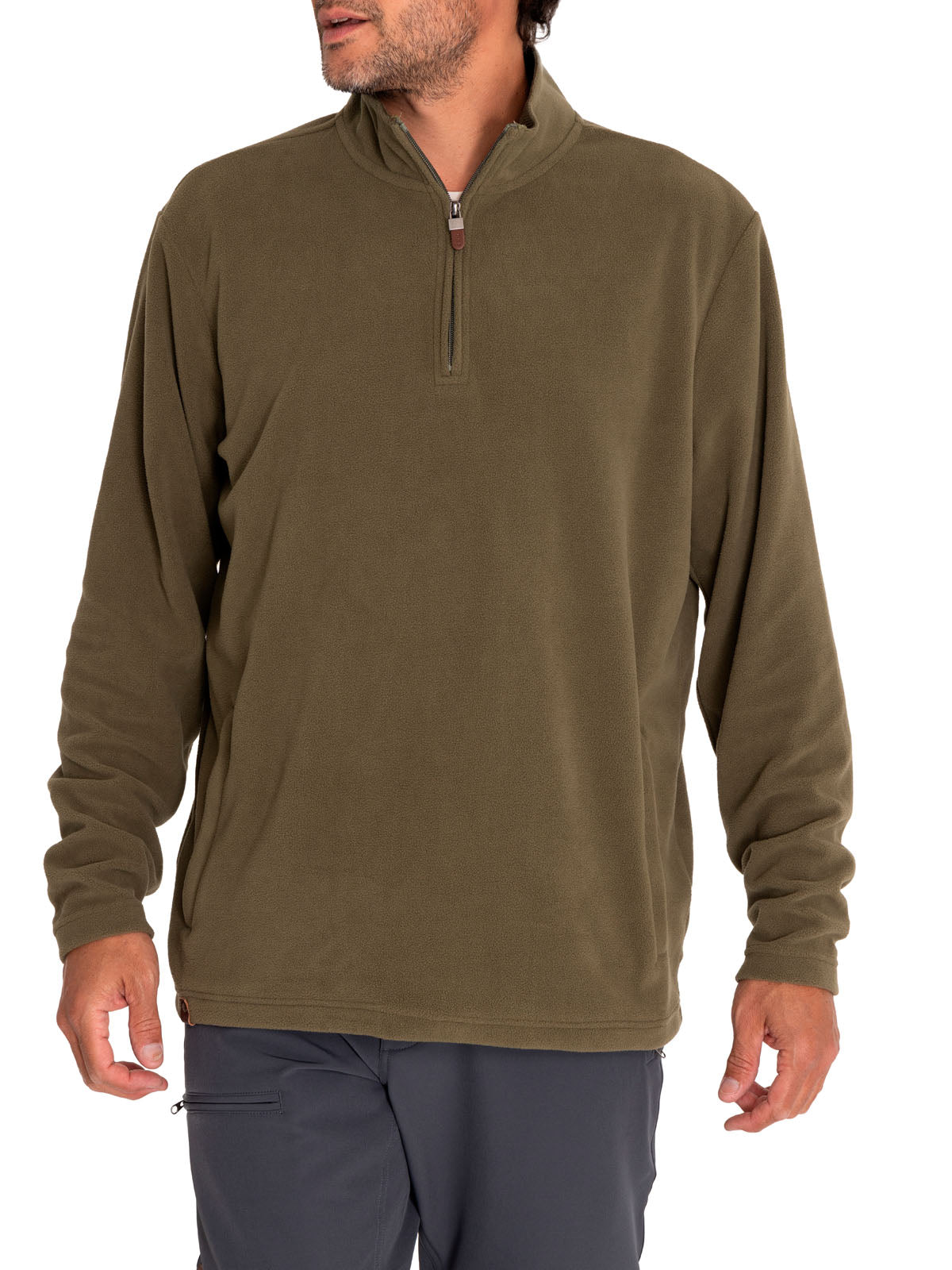 Saco Fleece H H/Z Peter Vetiver Hombre 4