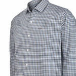 Camisa M/L H Wool Square Bluestone Hombre 3