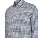 Camisa M/L H Wool Square Bluestone Hombre 3