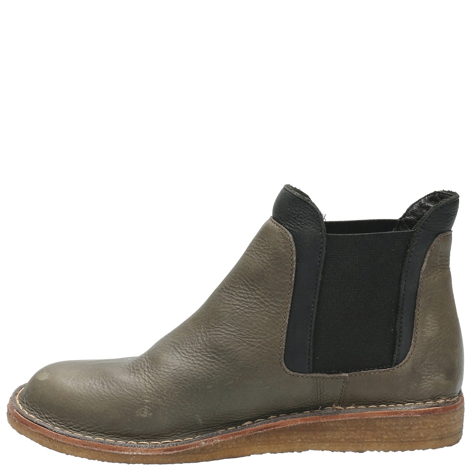 Botin Capa Crepe M Olive Mujer 5