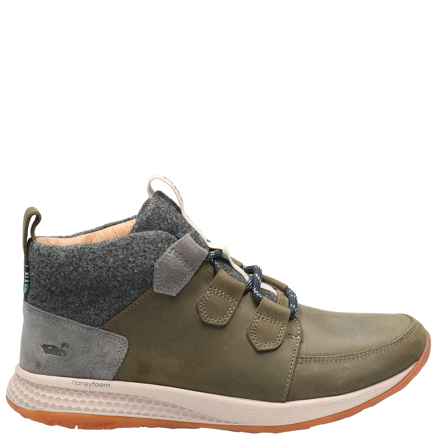Botin de Amarrar Esti Hi M Verde Oliva Mujer 1