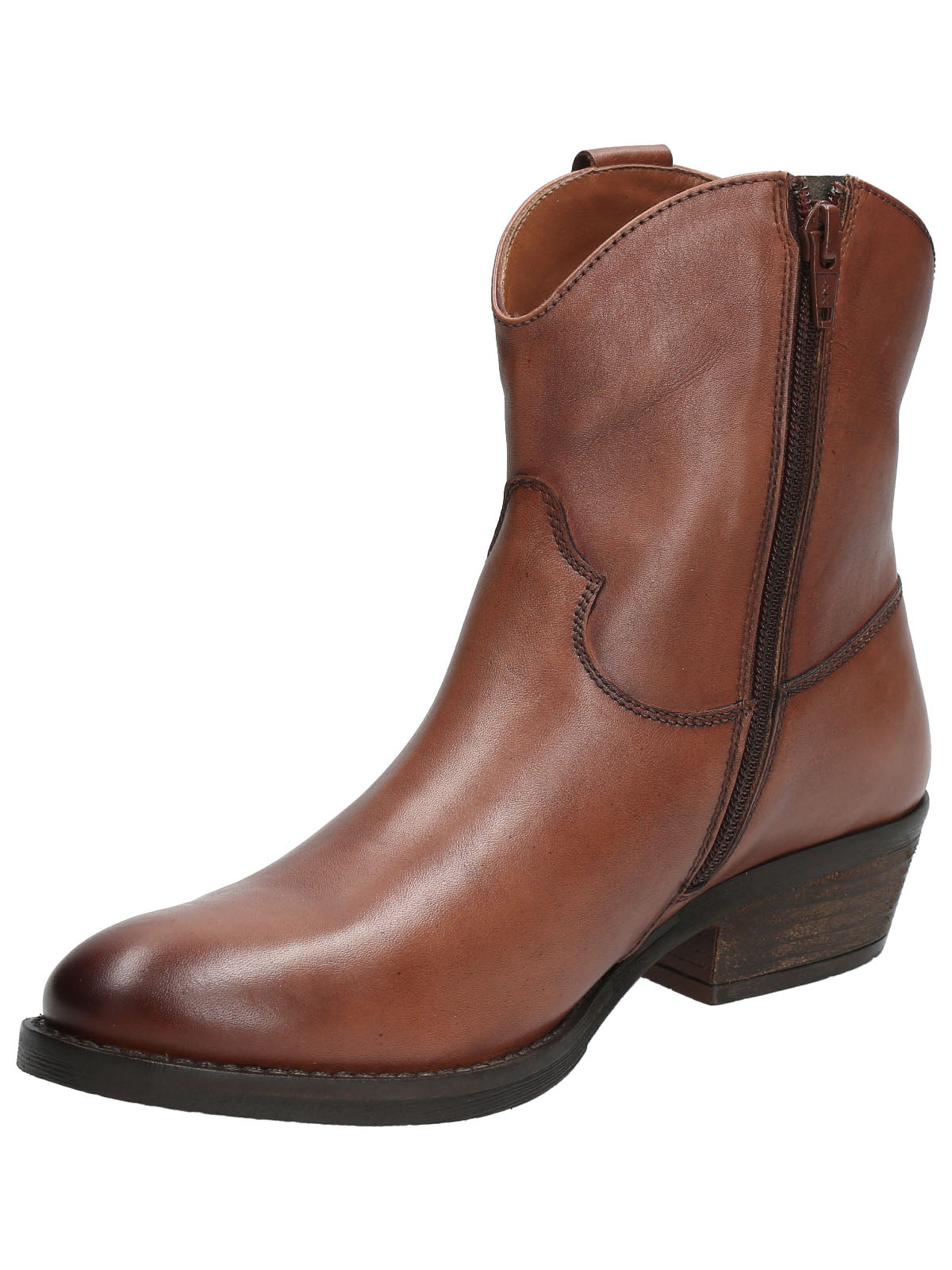 Botin Mayer Texano M Cognac Mujer 4