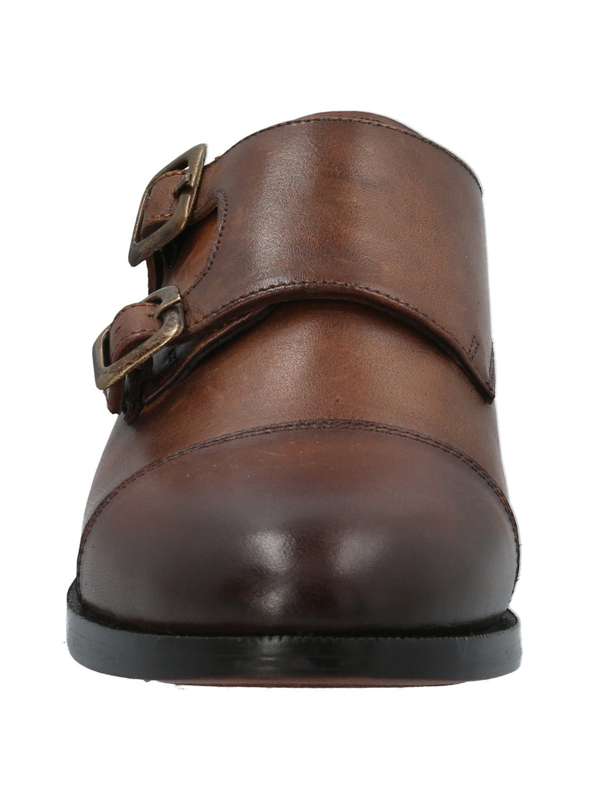 Zapato Double Monk Strap Dandelion M Cognac Mujer 3