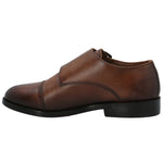 Zapato Double Monk Strap Dandelion M Cognac Mujer 5