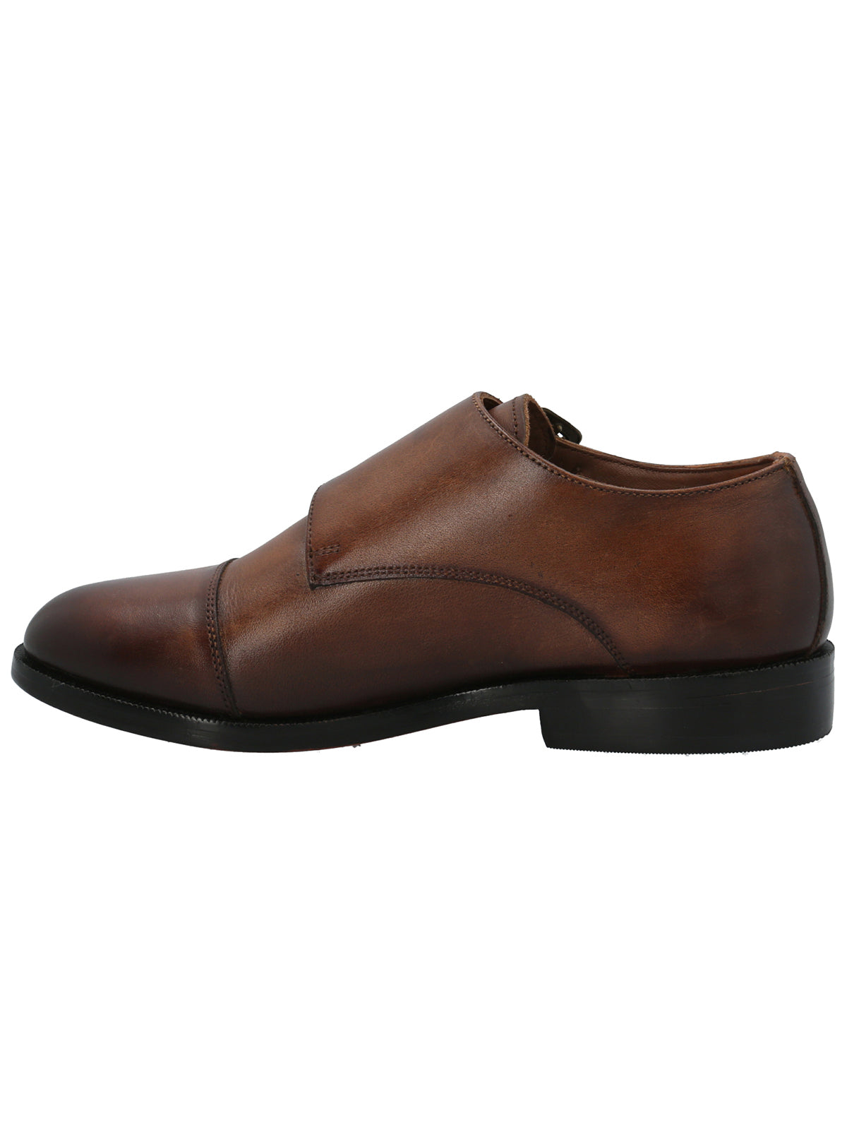 Zapato Double Monk Strap Dandelion M Cognac Mujer 5