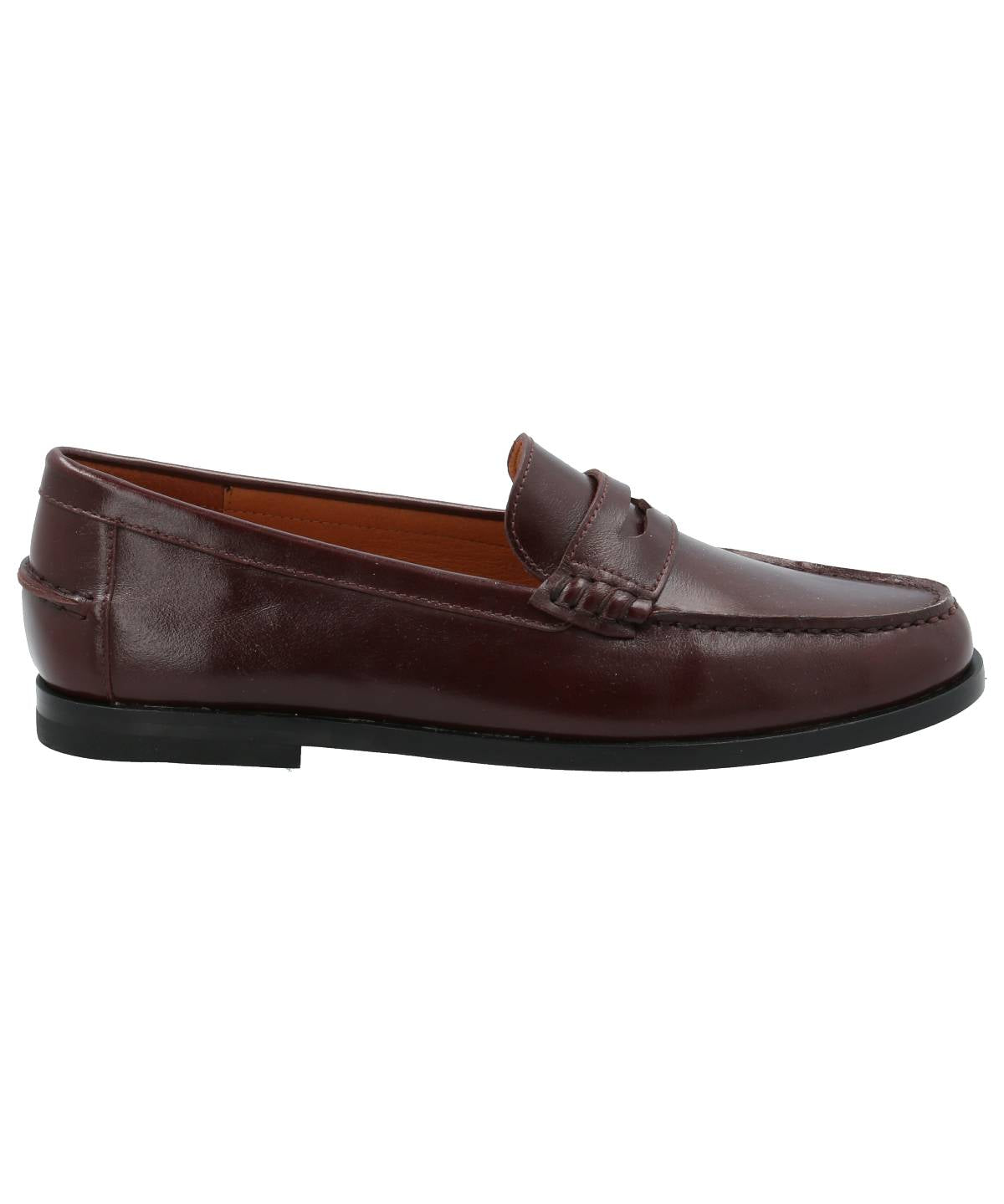 Mocasin Ramiz M Burgundy Mujer 1