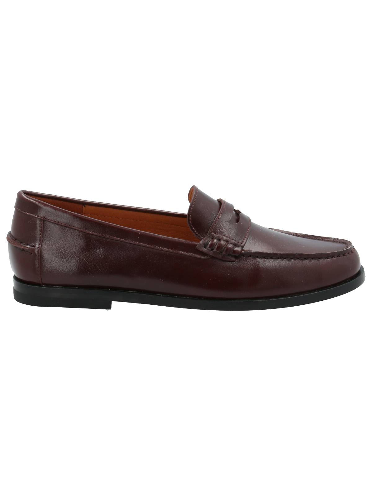 Mocasin Ramiz M Burgundy Mujer 1