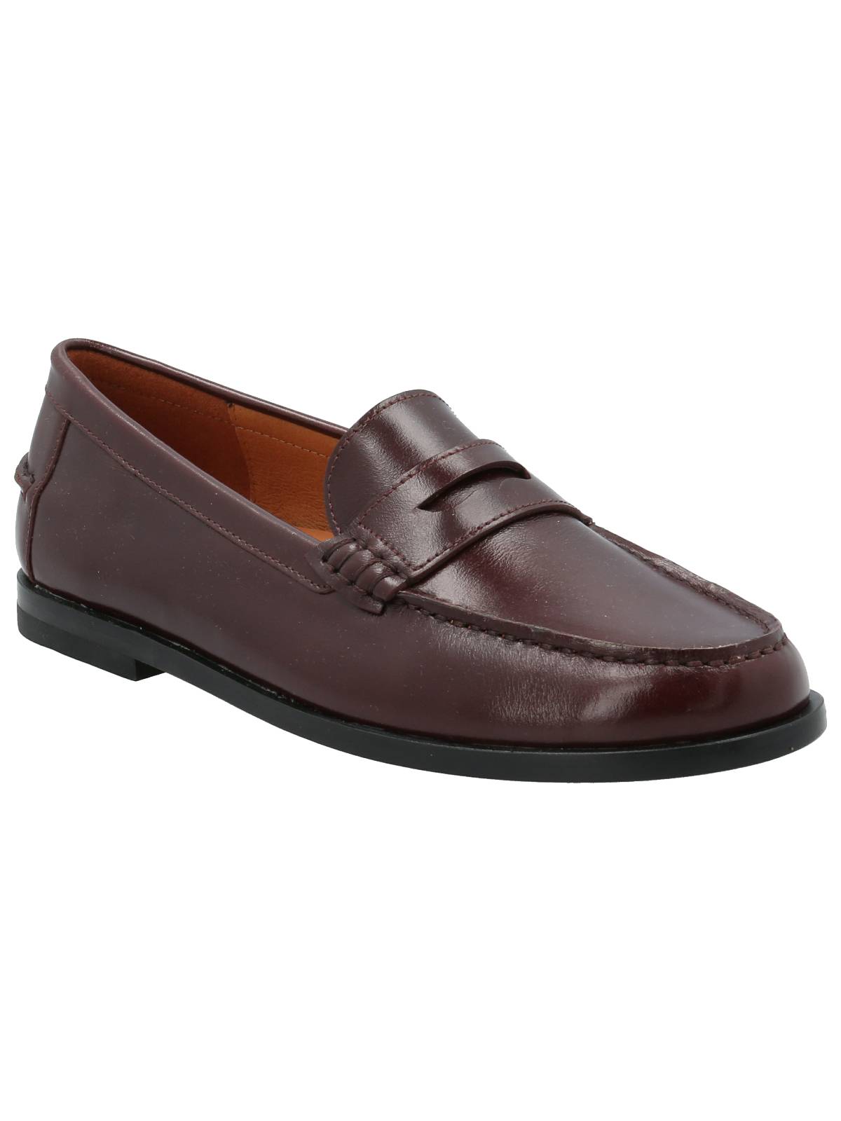 Mocasin Ramiz M Burgundy Mujer 2