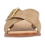 Sandalia Plana M Doha Taupe Mujer 3