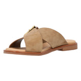 Sandalia Plana M Doha Taupe Mujer 4