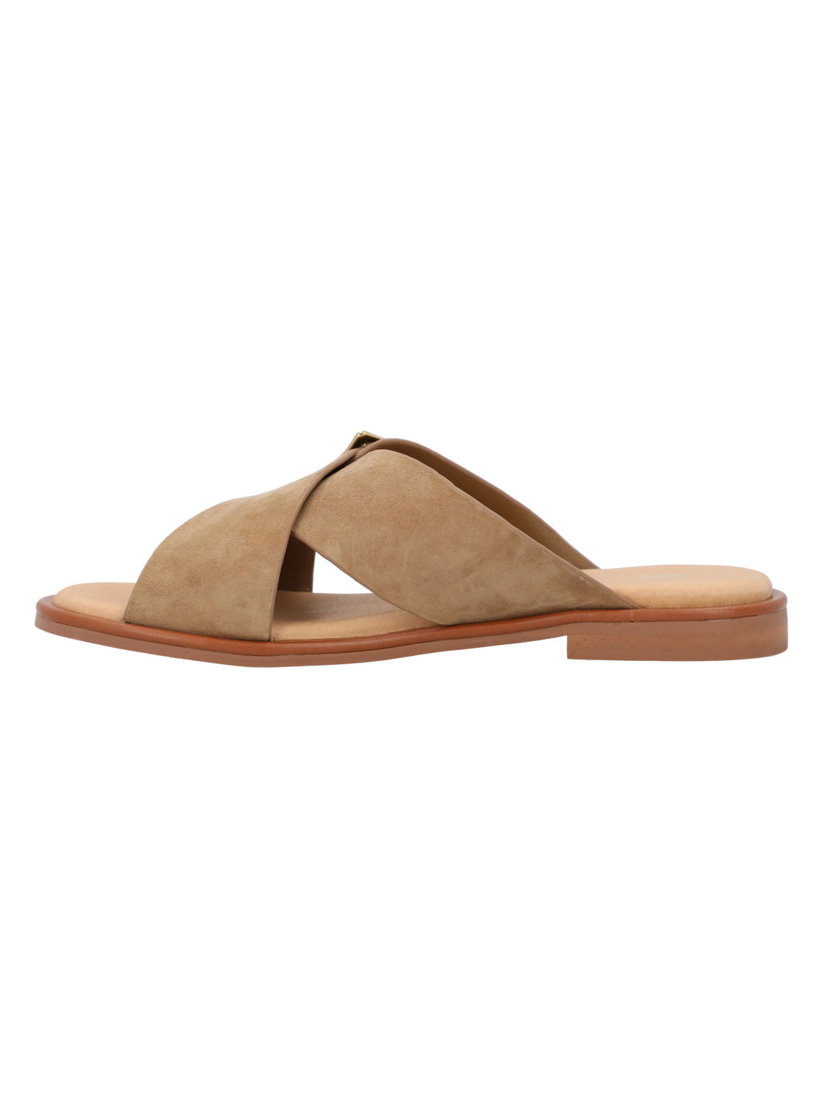 Sandalia Plana M Doha Taupe Mujer 5