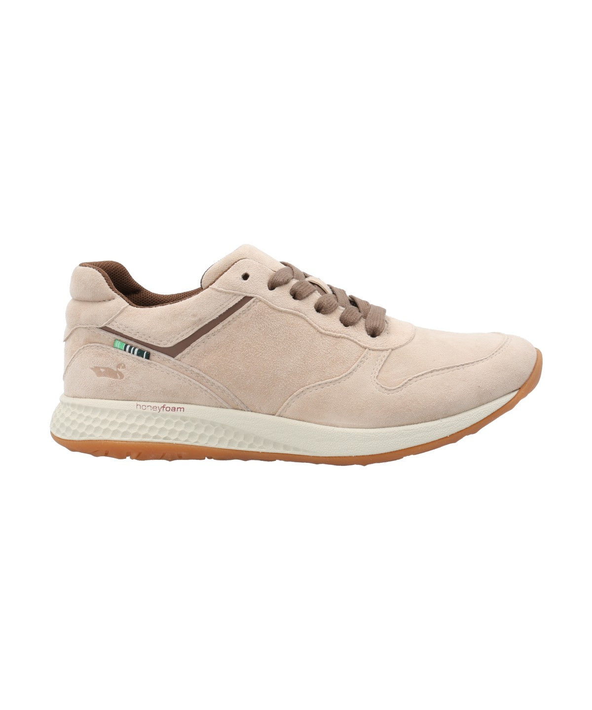 Tenis Kansas W Suede Beige Mujer 1