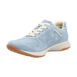 Tenis Kansas W Suede Celeste Mujer 4