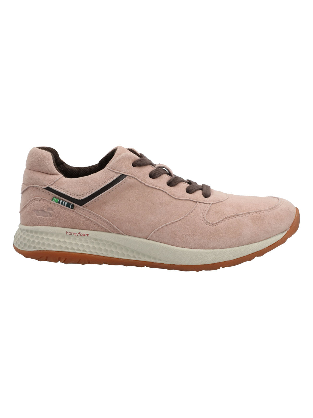 Tenis Kansas W Suede Pink Mujer 1