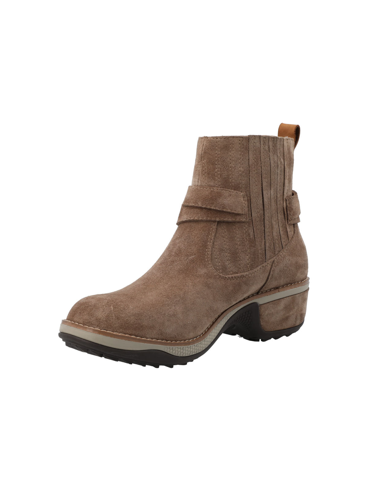 Botin Tacón M Porirua Taupe Mujer 4
