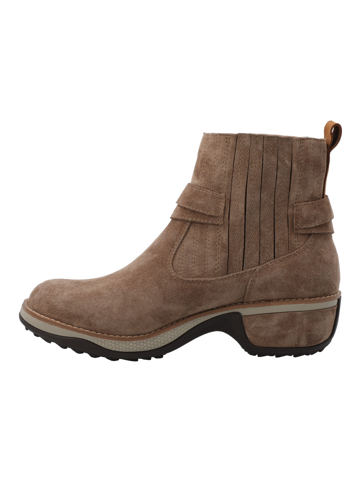 Botin Tacón M Porirua Taupe Mujer 5