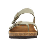 Sandalia Plana M Alcuida Olive Mujer 3
