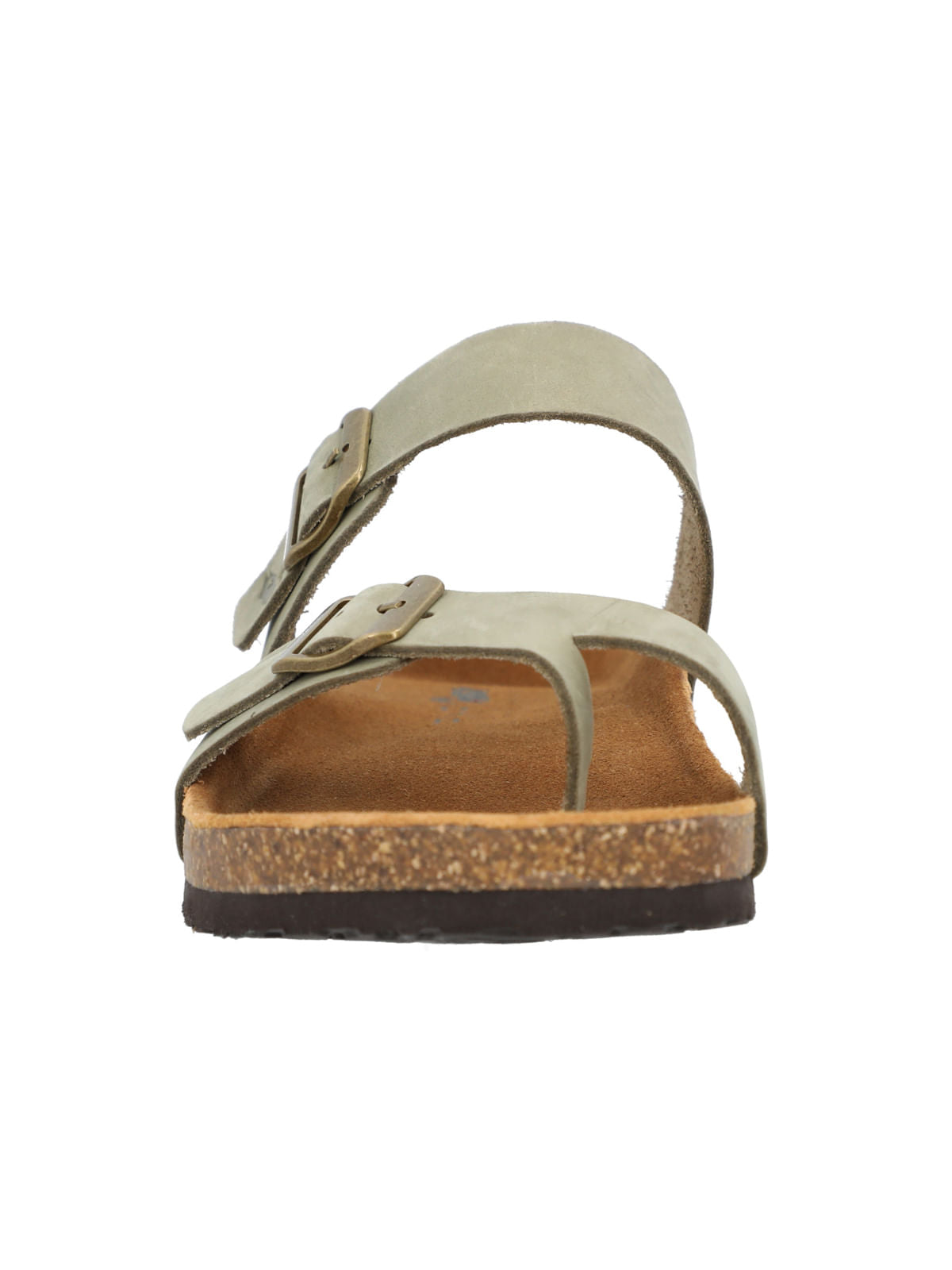 Sandalia Plana M Alcuida Olive Mujer 3