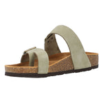Sandalia Plana M Alcuida Olive Mujer 4