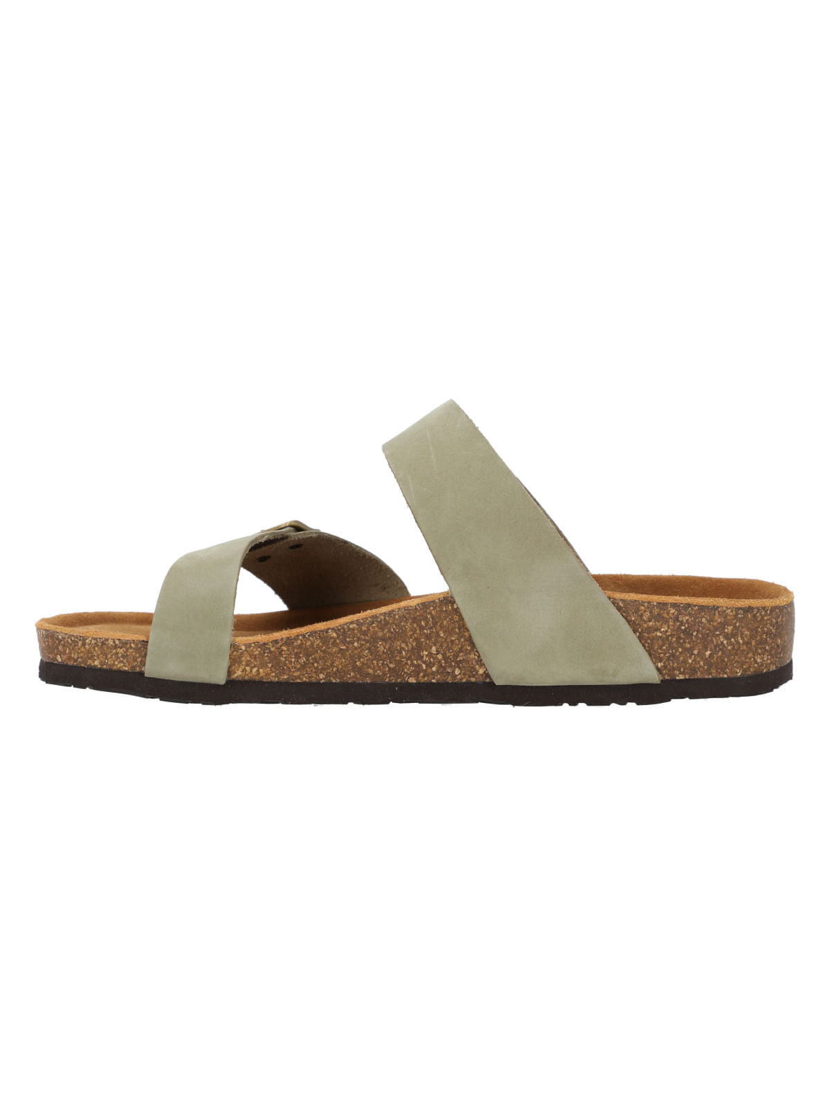 Sandalia Plana M Alcuida Olive Mujer 5