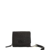 Billetera M SZ Braid Flap Brown Mujer 1