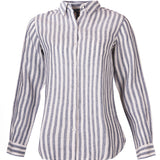Camisa de Lino Orgánico M/L M Lines Azul Mujer 1