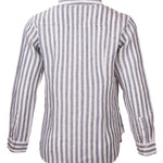Camisa de Lino Orgánico M/L M Lines Azul Mujer 2