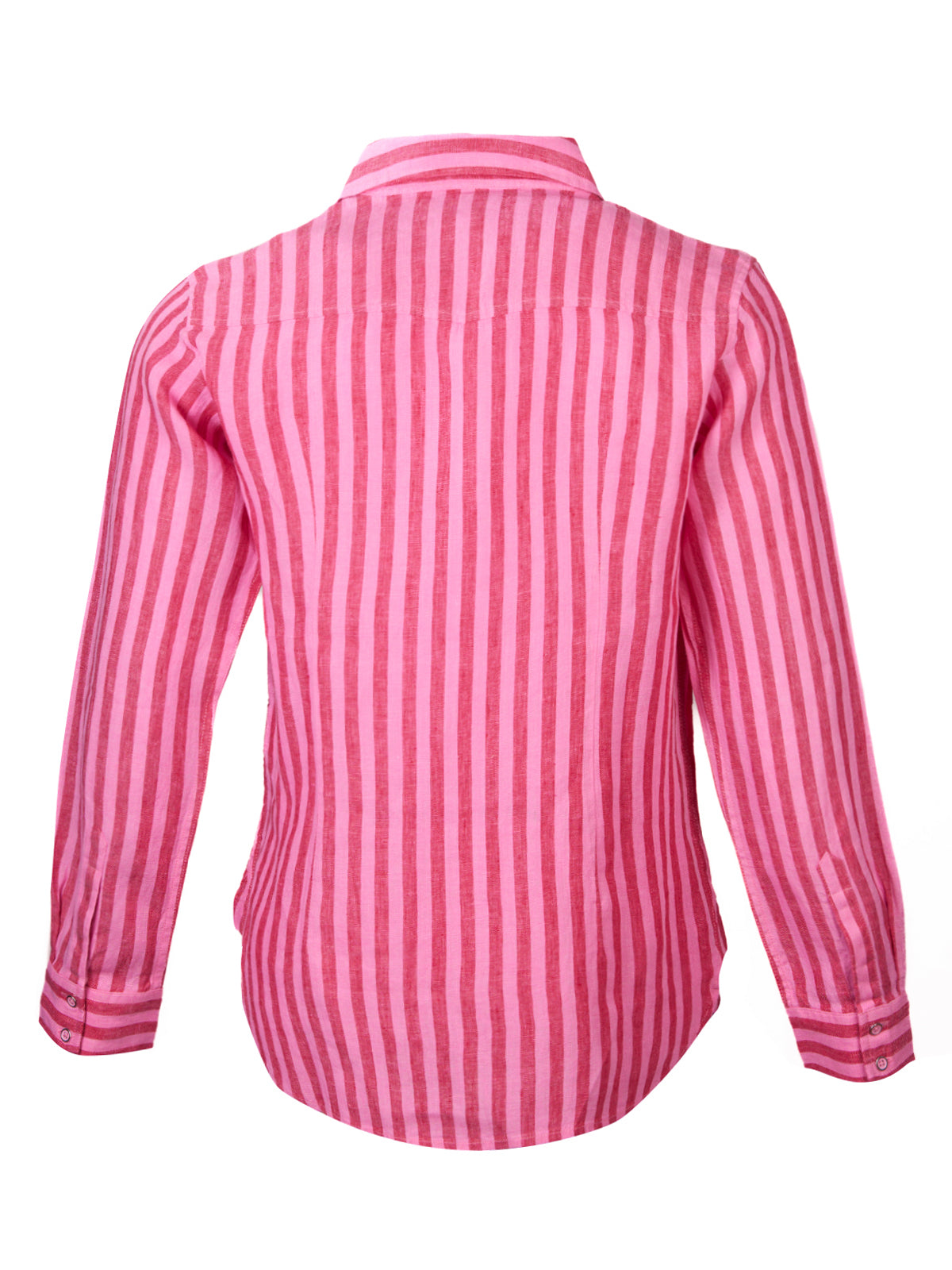 Camisa de Lino Orgánico M/L M Lines Rosa Mujer 2